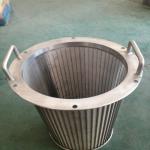 Wedge Wire Cone Screen / Rotary Drum Screen / Johnson Cylindrical Filter Basket