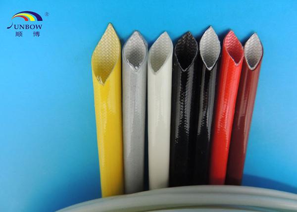 200℃ High Temperature Resistant Silicone Coated Fiberglass Sleeving for