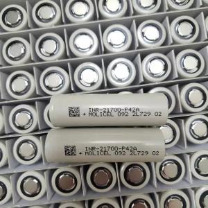 Wholesale 100% Original 21700 P42A Drone Battery 4200mAh with high capacity MOLICEL 21700-P42A 21700 30A discharge P42A from china suppliers