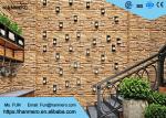 Removable PVC 3D Brick Effect Wallpaper / Brick Effect Wall Coverings ,