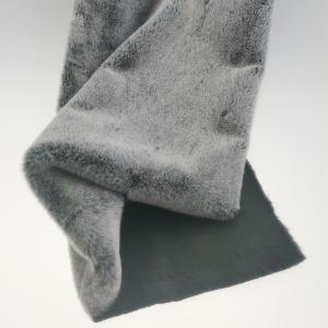Wholesale 100D Yarn Count Faded White Imitation Faux Rabbit Fur with Soft and Fluffy Texture from china suppliers