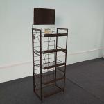 Retail Shelf Display Rack , Supermarket Display Shelf BSCI Certification