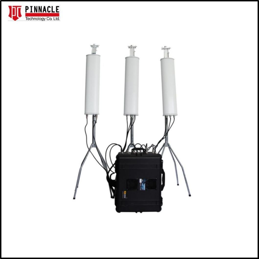 Portable Pelican Anti-Drone Anti-Uav Counter Done Jammer for Blocking GPS-1.5g WiFi-2.4G /5.8g