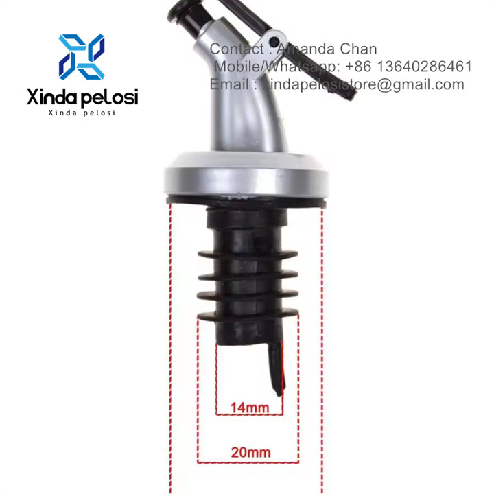 Leak-Proof Cooking Olive Oil Vinegar Wine Liquor Whisky Bottle Dispenser Pourer Pour Spouts