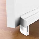 White Strong Adhesive Door Bottom Rubber Seal Strip for Bedroom and House Door