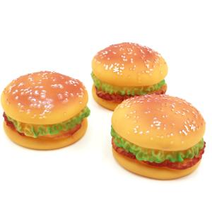Wholesale Realistic Squeaky Burger Toy for Pets - Durable Chew Toy for Cats and Dogs - Wholesale Pet Supplies from china suppliers