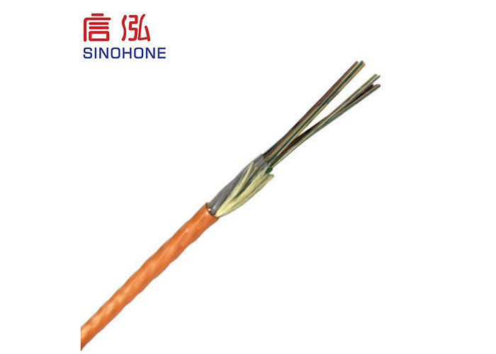 High Fiber Density Microduct Fiber Optic Cable , Blowing Fiber Optic Cable