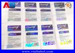 Holographic 10ml Vial Labels Injectable Peptide Prescription Vial Label Printing