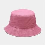 Foldable Plain Fisherman Bucket Hat Washed Cotton Denim cap Unisex For Outdoor