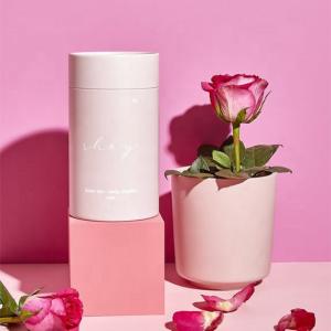 Wholesale Embossed Cosmetic Paper Tube Packaging , CMKY Custom Cosmetic Packaging Boxes from china suppliers
