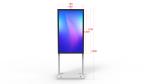 OEM ODM 43 inch Display Monitor 5000nits Waterproof Pole Restaurant Digital