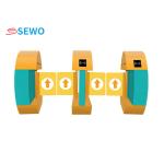 Mini Boon Edam Full Height Turnstile Security Systems Barcode Card Swing