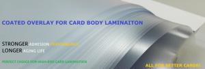 Wholesale Peel Strength 90° 300mm/min ≥6.0 N/cm PVC Coated Overlay Sheet Aging Time ＞200 Hours Smart Card Material from china suppliers