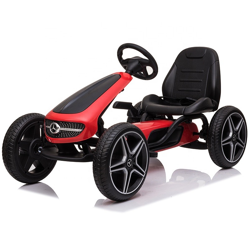 2022 Licensed Kids Go Kart Toy Car For Children Ride On Toy With Non-electric Pedal