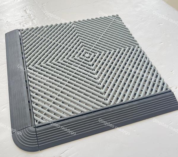 Temperature Resistant Polypropylene Garage Flooring Interlocking Garage Flooring