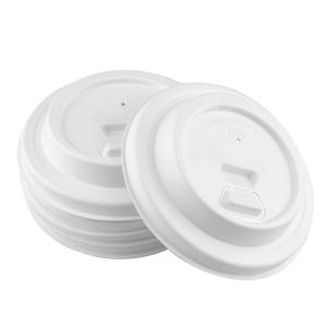 Wholesale Eco Friendly 100% Compostable Biodegradable 80mm 90mm Bagasse Cup Non Leak Cover For Dessert And Cola from china suppliers