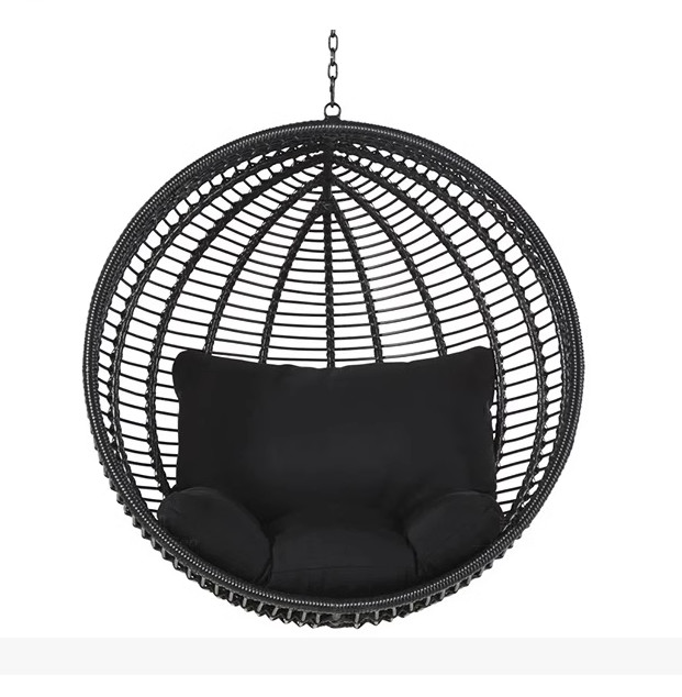 Hanging Glider Outdoor Garden PE Rattan Swing Chair Hanging House Hotel