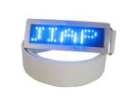 Digital scrolling LED diamond message belt buckle