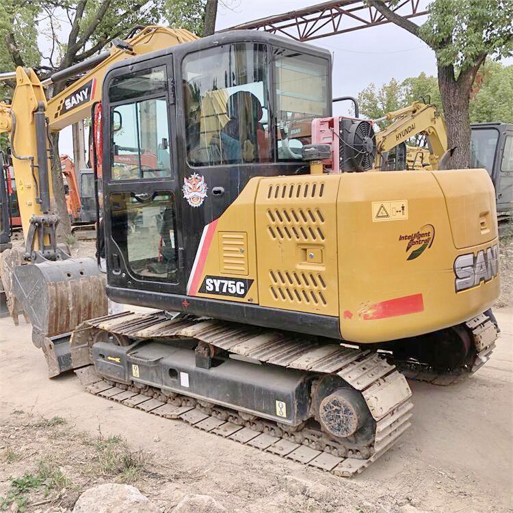 Good Health Sany SY75 7 Ton Mini Excavator with Earth-Moving Machinery in Shanghai