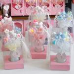 Hand-Knitted Flowers Perfect Mother's Day Gift for Mom Fabric Artificial Flower