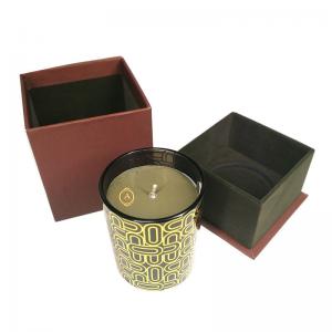 China Customizable Red Rigid Candle Box For One Single Wax Melts on sale