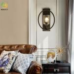 Dimmable Antique Black Candle Wall Light 1 Light