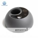 2mm Glass Cut To Size Black Framed Tempered Glass Lens For CCTV