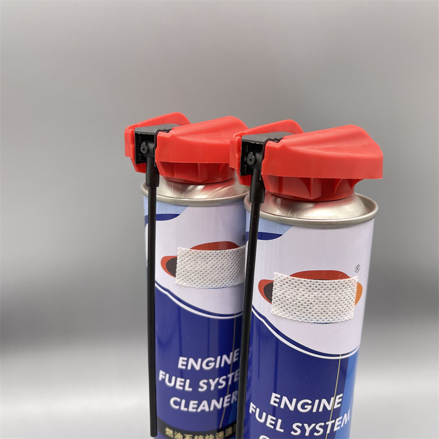Demonstration of spray cap properly attached to aerosol can