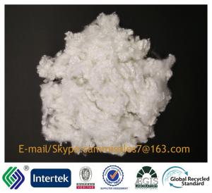 Wholesale 7D/64MM siliconized raw white  A Grade hollow conjugated 100%polyester staple fiber from china suppliers