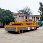 Battery Powered Motorized Transfer Cart , RMK 50T Heavy Load Transfer Trolley