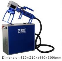 Wholesale Handle Fiber Laser Engraving Machine Small / Portable Laser Marking Machine from china suppliers