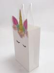 Personalised White Paper Bags Decoration Stand Up Pouch Easy To Carry