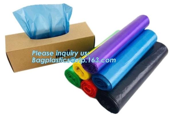 Eco-friendly 120Bags Pet Waste HDPE Plastic Bag with Handle Easy to Tie, Pet Dog