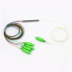 Wholesale LSZH/PVC 1*4 SC/UPC Steel Tube Type Fiber Optic PLC Splitter from china suppliers