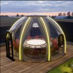 House Transparent Camping Hotel Prefabricated Dome for Camping Bubble House