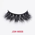 Reusable Natural 3D Mink Lashes , Handmade Craft Silk Individual Lashes