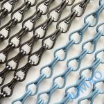 Aluminum Chains In Horizontal Or Vertical Panels 10mm*22mm Hook Size Heavy Duty