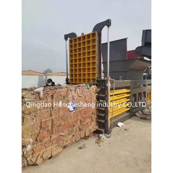Waste Cardboard Plastic Bottle Press Machine Horizontal 120t