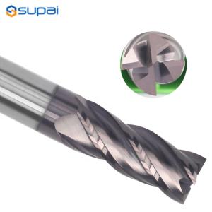 Wholesale HRC60 Solid Tungsten Carbide End Mill 18x100mm Flat End Mill from china suppliers