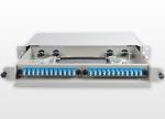 Pigtail Fiber Optic Distribution Frame , 24 Port Rack Mount Patch Panel Simplex