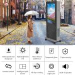 LED Outdoor Digital Signage And Displays Android System Face Recognition 55"