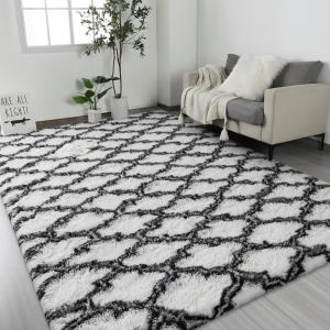 Wholesale Travel Fluffy Geometric Rug for Kids Nursery Non Slip Modern Area Carpet Made of Polyester from china suppliers