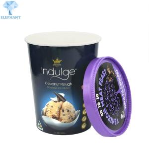 Wholesale Smoothies Ice Cream Paper Cup 5OZ 12Oz Gelato Cups And Spoons from china suppliers
