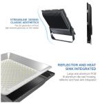 Slim LED Garden Floodlight 50w Outdoor Ip65 Square Flat Reflector