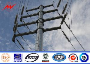 Wholesale 9m - 3KN Galvanized Utility Power Poles For Outside Electrical Distribution Line from china suppliers