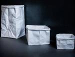 eco friendly white tyvek organized basket, household laundry storage bag,home