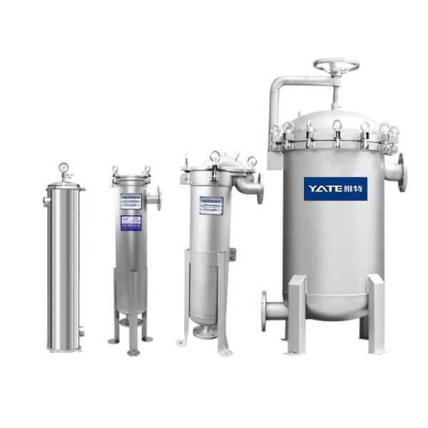 Industrial Stainless Steel Liquid Solid Separator Multi Bag Filter Housing For