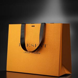 Wholesale Factory Custom Paper Bags With Logo Printed Paper Bags With Handles Shopping Bag from china suppliers
