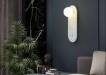 Hotel villa background wall decoration lamp B&B guest room natural marble