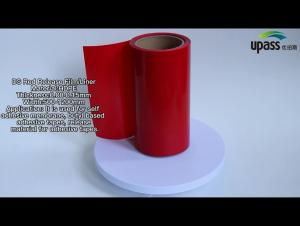 Wholesale Red Color HDPE Release Film HDPE Silicone Coated Release Liner For Foam Tapes from china suppliers
